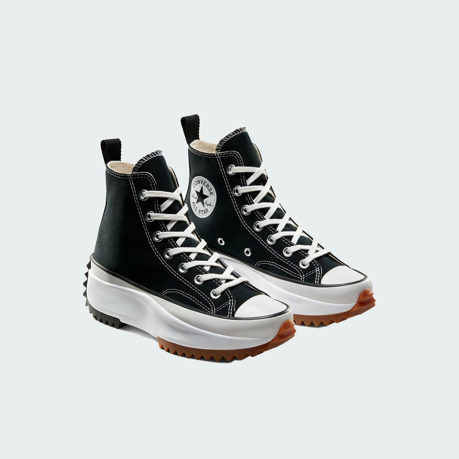 Unisex Converse Run Star Hike Platform Shoes Black BLACK 4 Unisex Converse Run Star Hike Platform Shoes Black BLACK - Image 4