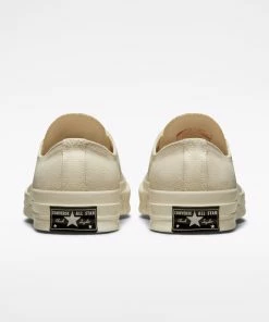 Unisex Converse Chuck 70 Classic Low Top Shoes Natural CREAM -converse outlet shop UnisexConverseChuck70ClassicLowTopShoesNatural162211C 2