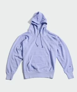 Women's Champion Lightweight Fleece Hoodie Charming Blue BLUE -converse outlet shop Women s Champion Lightweight Fleece Hoodie Charming Blue WL2418586AR6E 01