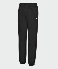 Women's Champion Reverse Weave Oversized Sweatpants Black BLACK