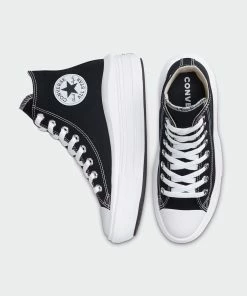 Women's Converse Chuck Taylor All Star Move Hi Shoes Black BLACK -converse outlet shop Women s Converse Chuck Taylor All Star Move Hi Shoes Black 568497C 03