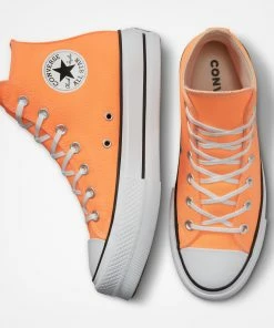 Women's Converse Chuck Taylor All Star Lift Platform Shoes Peach Beam ORANGE -converse outlet shop Women sConverseChuckTaylorAllStarLiftPlatformShoesPeachBeam A03052F5