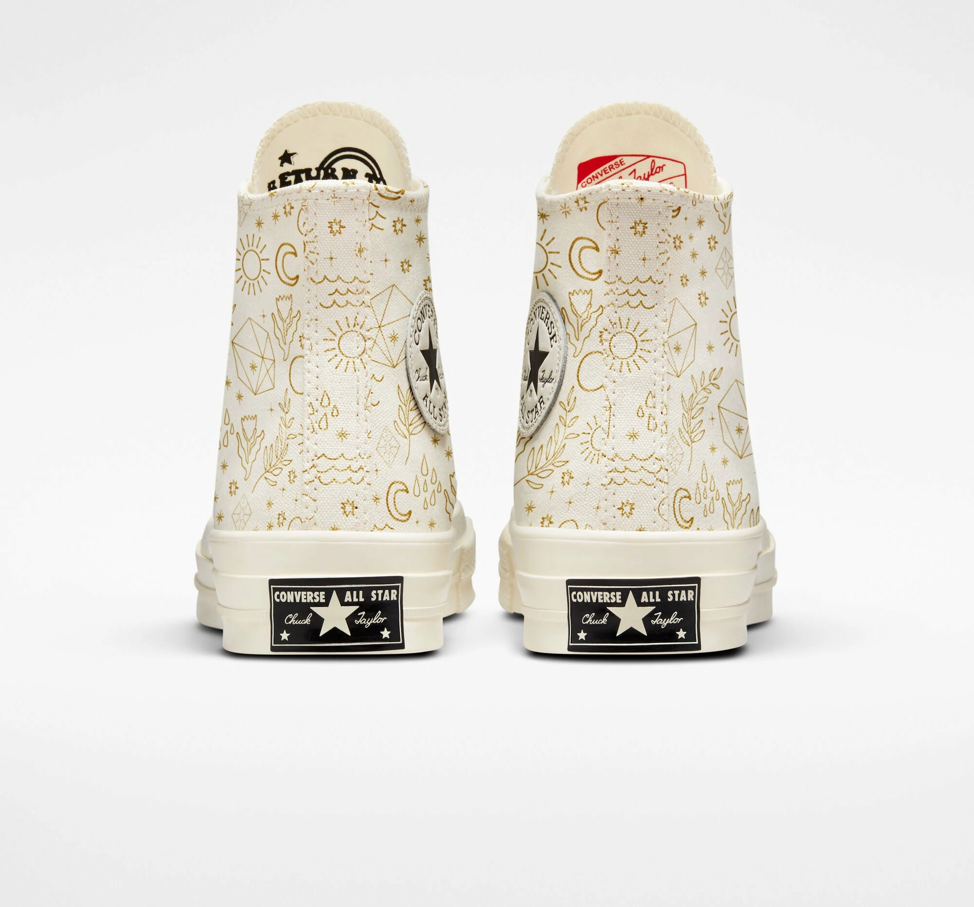 Women's Converse Chuck 70 Golden Elements Shoes GOLD 5 Women's Converse Chuck 70 Golden Elements Shoes GOLD - Image 5